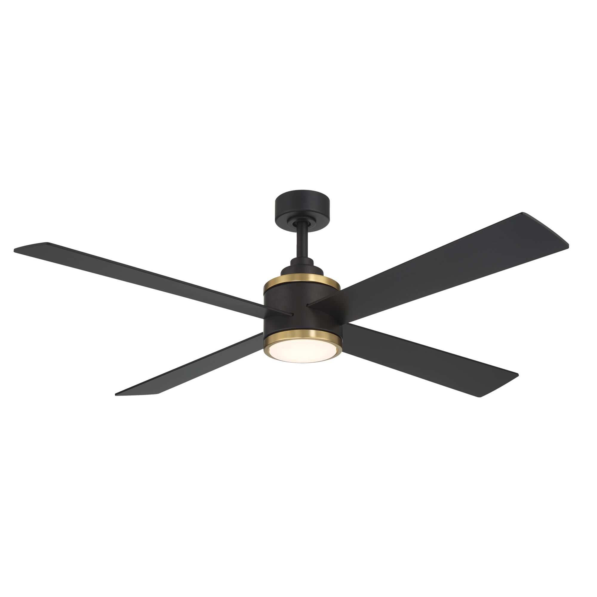Minka Aire Falco 54 Inch Ceiling Fan with Light Kit - F796L-CL