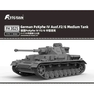 Flyhawk FH3025 1/72 Deutscher PzKpfw IV Ausf.F2/G mittlerer Panzermodellbausatz Image
