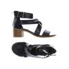 Steve Madden Damen Sandale, Gr. 39, schwarz, Kunstleder