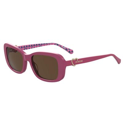 Love Moschino Damen-Sonnenbrillen 55/16/140 mm Acetat