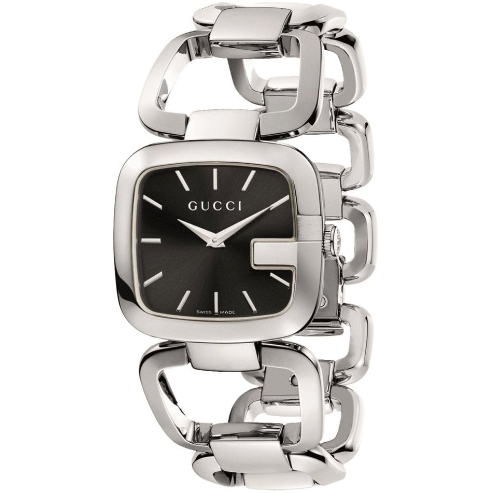 Gucci YA125407 G Schwarzes Zifferblatt Damenuhr Image