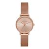 Elegante Damenuhr der Marke Michael Kors in der Farbe Roségold. Die Uhr ist aus rostfreiem Stahl gefertigt. Das Armband ist ebenfalls aus Edelstahl gefertigt und kann leicht kleiner oder größer gemacht werden. Das Gehäuse der Uhr hat einen...