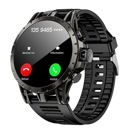 LOKMAT APPLLP 4 Smartwatch 1.508 Zoll Smart Watch Telefon 3G 4G Bluetooth Schrittzähler Anruferinnerung AktivitätenTracker Kompatibel mit Android iOS Damen Herren Freisprechanlage Mediensteuerung Image