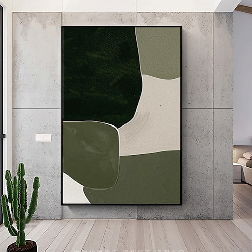 Wabi Sabi Wandkunst Gemälde handgefertigt 2er Set beige abstrakte Malerei Wandkunst beige schwarz abstrakt minimalistisch Malerei handgemalt schwarz minimalistisch Wandkunst große beige Struktur Image