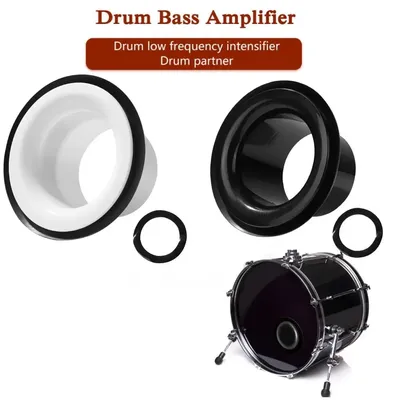 Bass Drum Enhancer Port Insert Enhancement Hole Drum Bottom Microphone Bass Voice Sound Amplifier