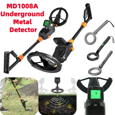 MD1008A LCD Underground Metal Detector Hunter Gold Digger Treasure Finder Seeker Gold Digger