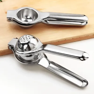 1/5Pcs Lemon Squeezer Stainless Steel Manual Juicer Portable Lemon Clip Fruit Citrus Pressing Tools