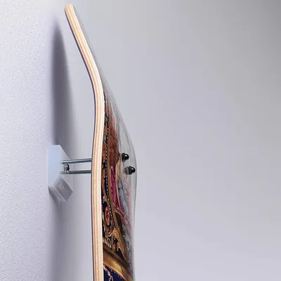 Skateboard Display Rack Wall Mount Skateboard Storage Holder Clear Skateboard Wall Storage Rack