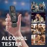 Portable Alcohol Tester With Digital Test Machine Checker USB Rechargeable Breathalyzer Analyzer Handheld High-Precise Alcohols Detector Non-Contacting Breath Blow Tester