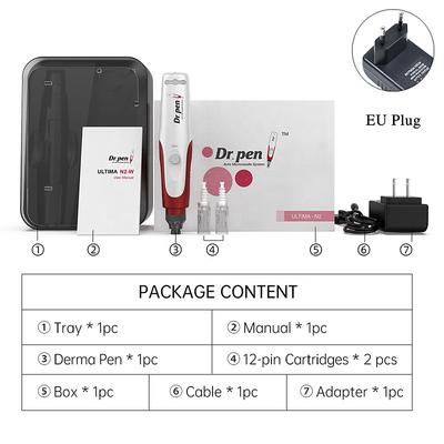 Wireless Dr Pen N2-W Microneedle Machine Pen Electric Derma Stamp For Mesotherapy Skincare Hair Care