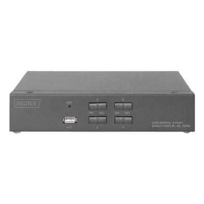 4-Port KVM Switch - Single-Display, Digitus