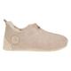 Vanuba - Women's Slippers Oxford 9 UK, Lambskin mules, Leather Flip Flops, Wool, Comfortable Lambskin Slippers, Handmade - Beige