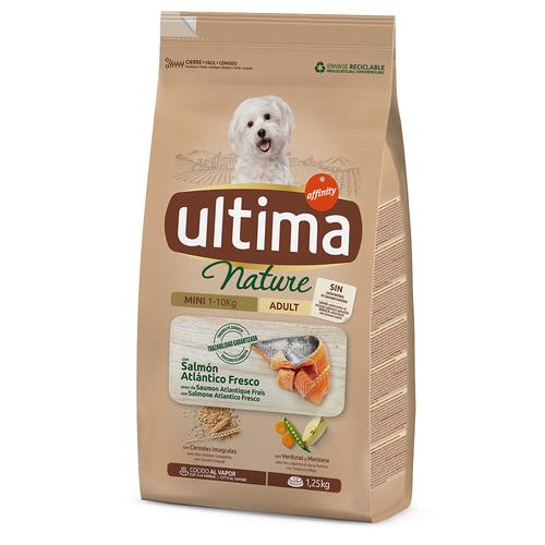 1,25kg Ultima Dog Nature Mini Adult Lachs Hundefutter trocken