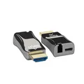 Mini extender in fibra HDMI 4K, ricetrasmettitore in fibra ottica HDMI1.4a / 2.0 fino a 300 m, convertitore in fibra HDMI 4K @ 30 HZ/60 Hz, multimodale