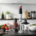 Frullatore elettrico a immersione Frullatore a immersione multiuso 6 in 1 Lame in acciaio inossidabile Cucina domestica MAX 1500W