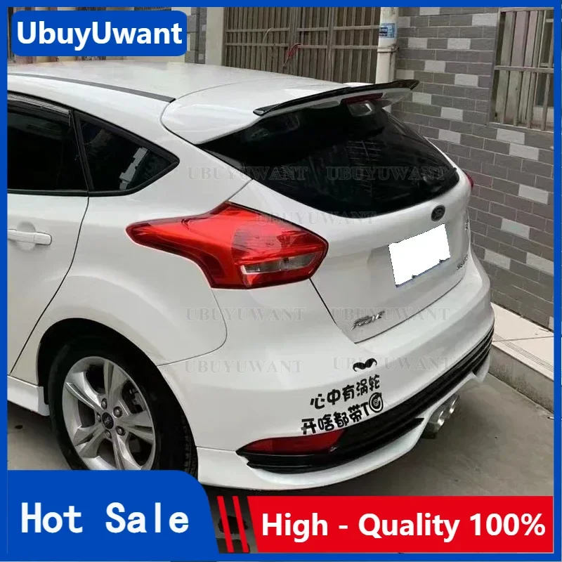Dach lippens poiler für Ford Focus mk3 mk 3,5 ST-LINE 2008-2014 hochwertige abs glänzend schwarz Auto Heckflügel Zubehör Karosserie-Kit Image