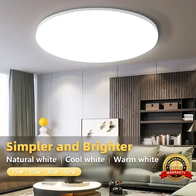 UFO LED Ceiling Lamp Ultra Thin Ultra Bright 15/18/20/30/40/50W Lighting Modern Ceiling Light Fixture For Bedroom Kitchen 220V