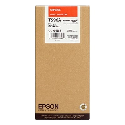 Epson Original T596A Druckerpatrone orange 350ml (C13T596A00) Image
