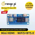 Nuovo Orange Pi Zero 2W 4GB 2GB 1.5GB 1GB RAM DDR4 Allwinner H618 WiFi5 BT5.0 Mini computer a scheda singola Orange Pi Zero 2W