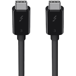 Belkin Thunderbolt 3-Kabel USB-C-/USB-C 40 Gbit/s 100W 0.8m bl Image