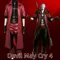 Devil May Cry 4 Dante Show Abbigliamento da uomo Abbigliamento in pelle per tutti i giorni Costume