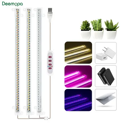 LED Grow Light 5V USB Plug Voll spektrum LED Bar Lampe für Pflanzen hohe Licht ausbeute 30cm für Grow Zelt Gewächs häuser Blumen