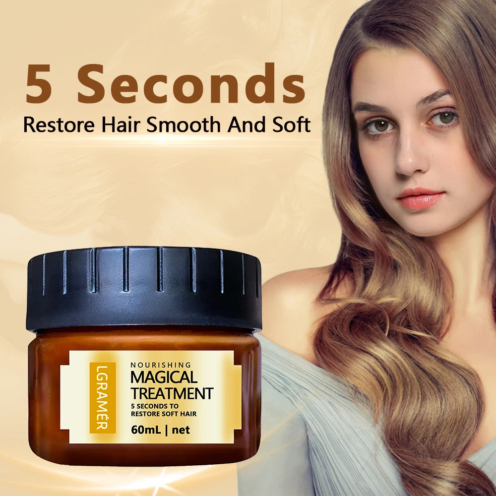 60/120 ml Miracle Hair Mask 5 Seconds Repairing Nourish Frizz Conditioner Makes Dry Hair Soft Smooth Deep Repair Hair Scalp Care