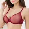 Frauen Bh Spitze Büstenhalter Ungepolsterte Transparente Sexy Dessous Plus Größe Mesh Weibliche Unterwäsche BH Tops A B C D DD E Tasse
