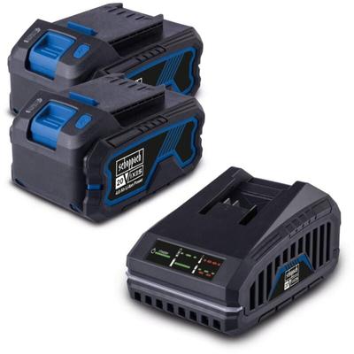 Scheppach - Starterkit mit 2x 20V 4.0Ah Akkus und 2.4A Ladegerat ixes Serie Image