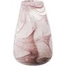 Fijalo - Vase Glass Pink Terre ° 20x33 cm für alle Stile, um dem Haus eine Note zu verleihen, damit