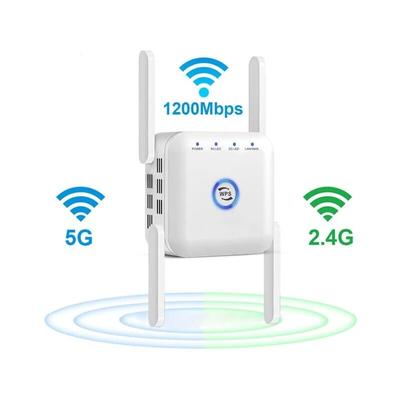 Ahlsen - AC24 Dual Band Wifi Signal Verstärker Repeater 1200M Wireless Durch Wand Wifi Repeater