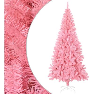 Künstlicher Weihnachtsbaum mit Ständer Rosa 240 cm pvc Vidaxl