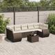 Vidaxl - Set Divani da Giardino 8 pz con Cuscini Marrone in Polyrattan