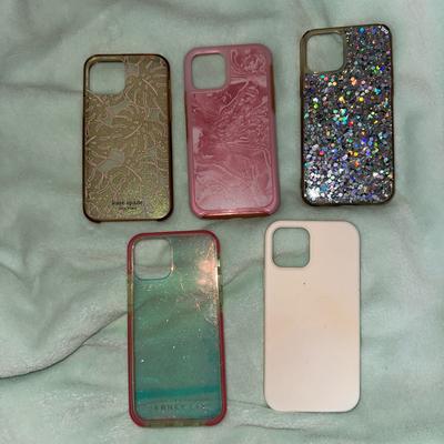 Kate Spade Cell Phones & Accessories | Iphone 12 Phone Cases (5 Pack) | Color: Pink/White | Size: Os