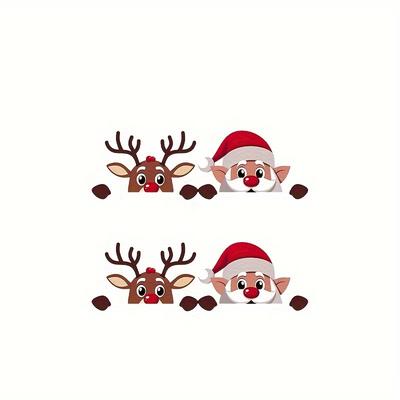 TEMU Christmas Decoration Elk Car Decoration