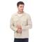 Boss Mens Lovel_8 Overshirt in Beige Material_linen - Size X-Large | Boss Sale | Discount Designer Brands