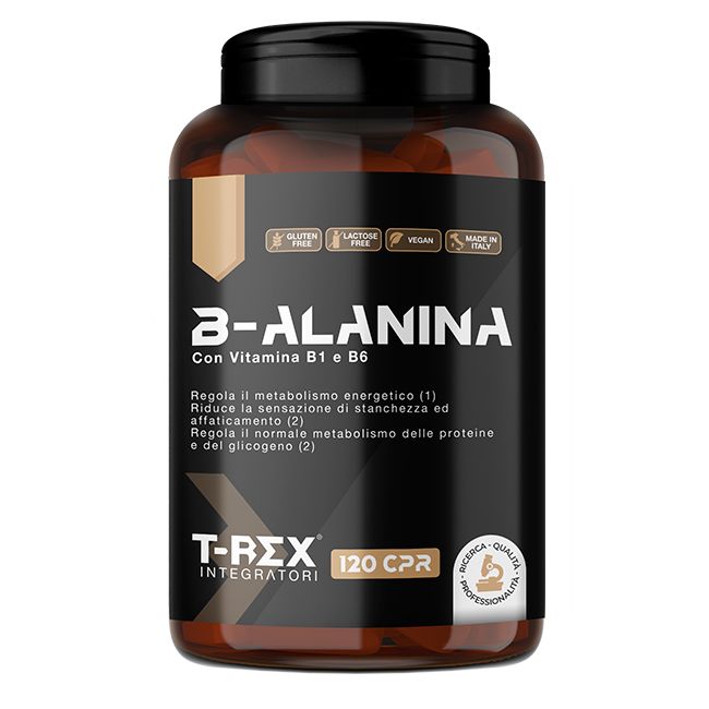 T-Rex Integratori Beta Alanina Pre Workout 120 compresse 156 g Compres