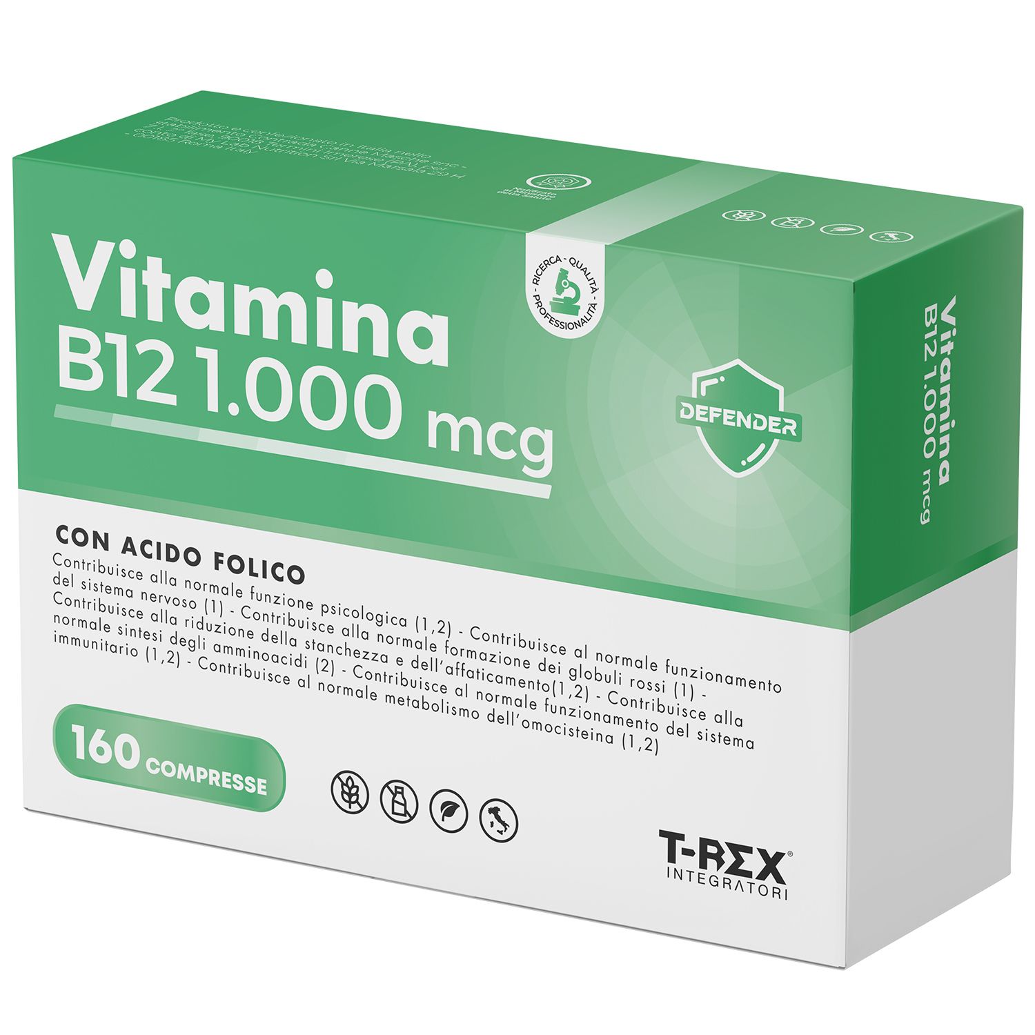 T-Rex Integratori Vitamina B12 160 Compresse pz
