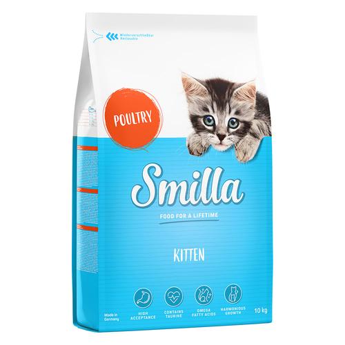 10 kg Smilla Trockenfutter zum Sonderpreis! - Kitten mit Geflügel