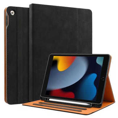 TEMU Tablet Case With Stylus Holder And Card Holder, Smart Wake/sleep Case For 10.2/9th/8th/7th, 2021/2020/2019 Model