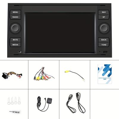 TEMU Hikity New!! 7- Autoradio For For Ford For For Gps Navigation Car Car For For Fiesta For For For For For For For For