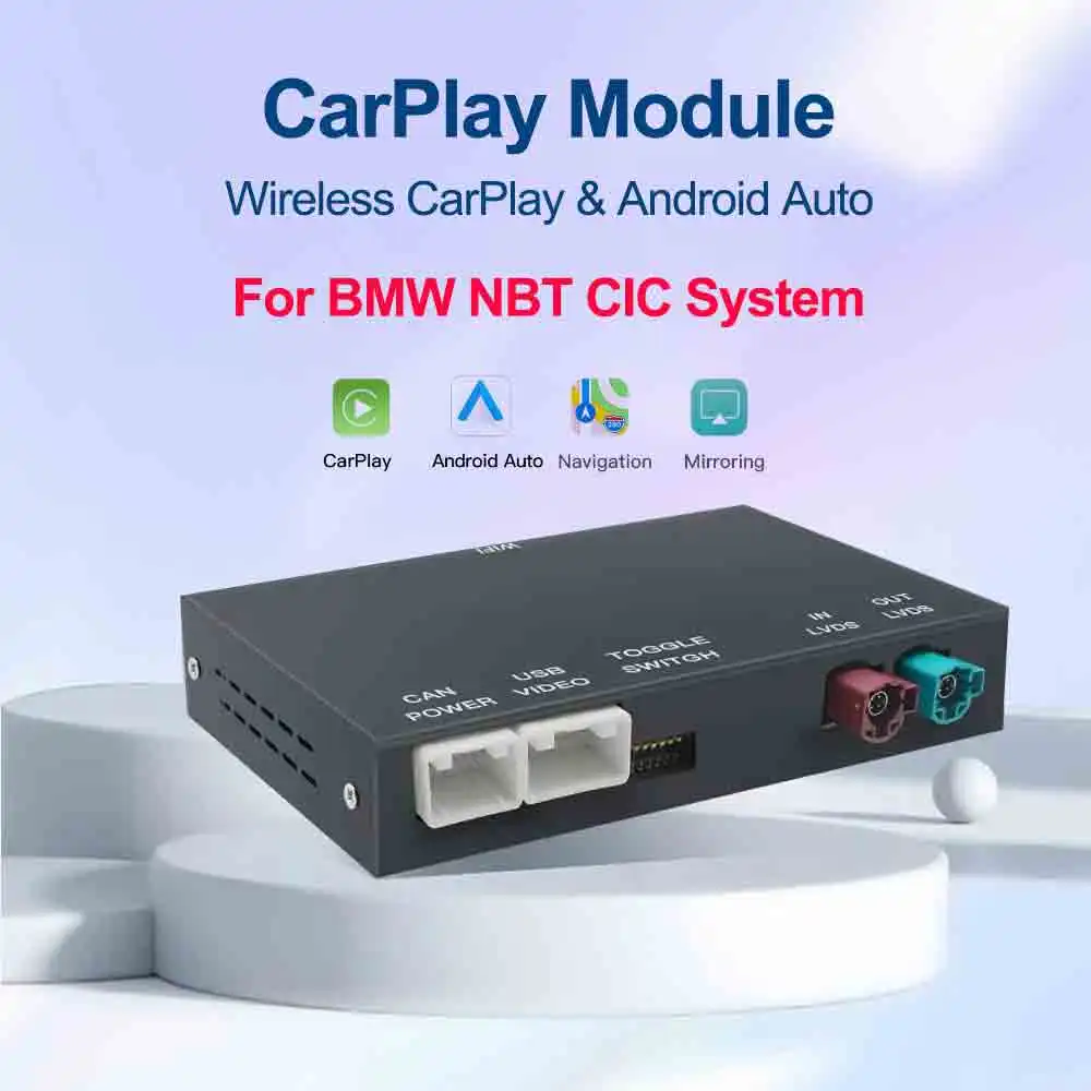 Drahtloses CarPlay Android für BMW NBT CIC System Image