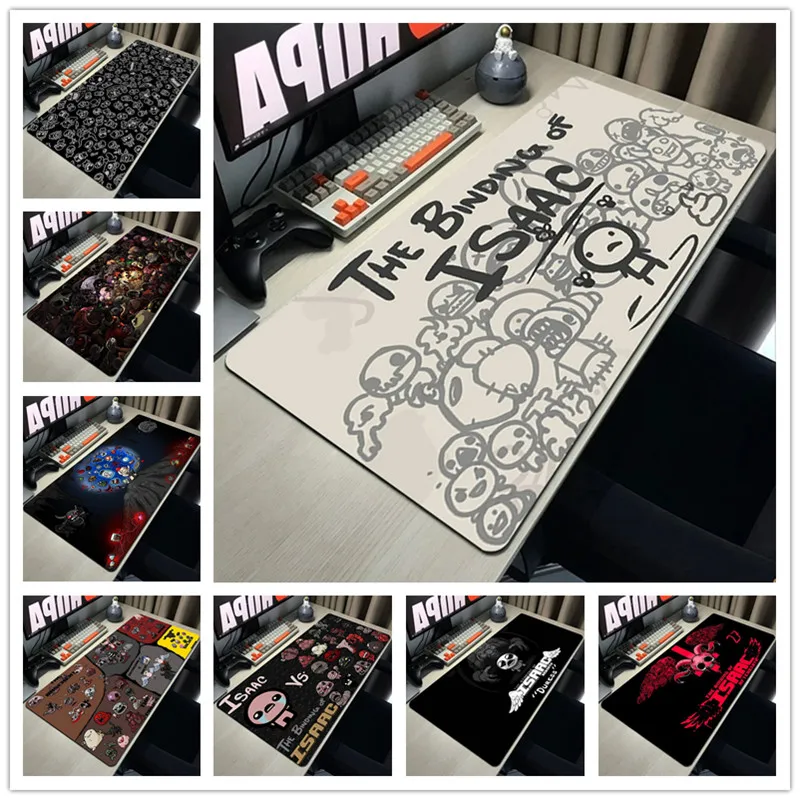 Die Bindung von Isaac Mauspad, waschbar, Schreibtischunterlage, Dekor, rutschfest, Gamer-Gaming, großes Mauspad, Computer-Tastatur, Tischzubehör Image