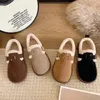 Frauen Schuhe Casual Flache Schuhe Frauen Mokassins Weiche Slipper Mode Komfort Warme Plüsch Slip auf Weibliche Baumwolle Schuhe 2025