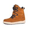 Winterstiefel TROLLKIDS "KIDS FINNMARK WINTER BOOTS", Gr. 39, braun (almond, madeira blau), Leder, Synthetik, mehrfarbig, sportlich, Schuhe, wasserdicht, Schnellverschluss mit Schnürsenkel