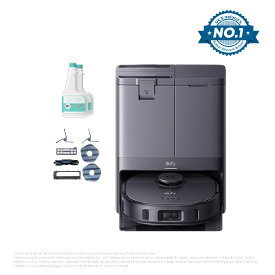 eufy X10 Pro Omni + 2 bottles of eufy Floor Cleaning Solution+Replacement Parts Kit