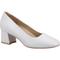 Hush Puppies Alicia Court Shoe Leather WoMens Ivory Heels - Size UK 3 | Hush Puppies Sale | Discount Designer Brands