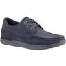 Hush Puppies Howard Leather Mens Navy Lace-Up Shoes - Size UK 7 | Hush Puppies Sale | Discount Designer Brands