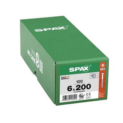 SPAX Universalschrauben T30 Senkkopf WIROX 6 x 200 mm 100 Stück