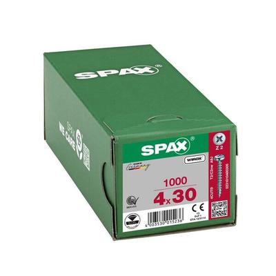 SPAX Universalschrauben Z2 Halbrundkopf WIROX 4 x 30 mm 1000 Stück
